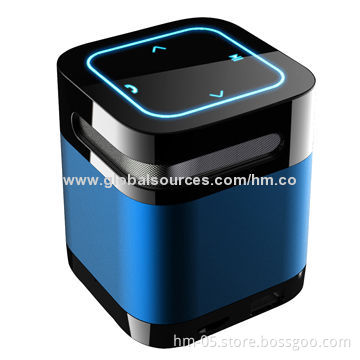 Mini Wireless Touch Bluetooth Speaker, Audio Amplifier System, Hands-free, OEM Orders are Welcome